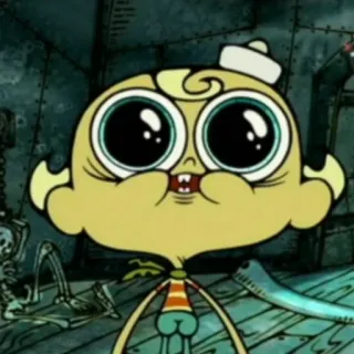 😍 b416494f Flapjack The Marvelous Misadventures of Flapjack Cartoon, animiert, Figur, Flapjack, Nickelodeon, Abenteuer telegram sticker