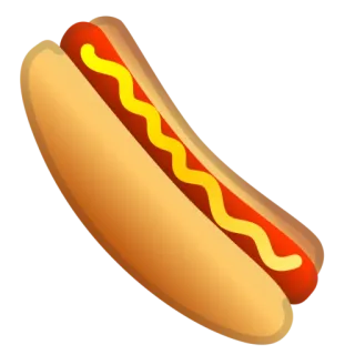 🌭 02966520 热狗, 食物, 芥末, 零食, 面包, 调味品 telegram sticker
