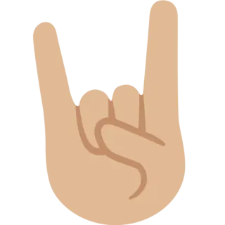 🤘 46561305 摇滚, 手势, 摇滚手势, 金属, 摇滚乐 telegram sticker