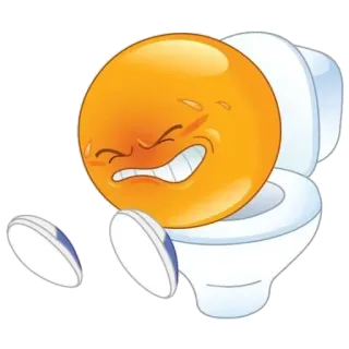 🚽 4c67bc3b 表情符号, 厕所, 疼痛, 浴室, 不舒服, 生病 telegram sticker