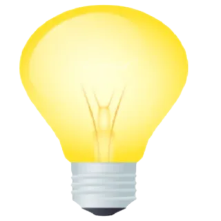 💡 863850de 灯泡, 想法, 创新, 电力, 光, 球泡 telegram sticker