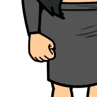 🤛 a2674644 mittelfinger, geste, beleidigend, cartoon, hand telegram sticker