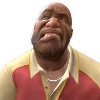 😊 5106e811 Coach Left 4 Dead 2 Coach, Left 4 Dead 2, Videospiel, Charakter, Zombie, lustig telegram sticker