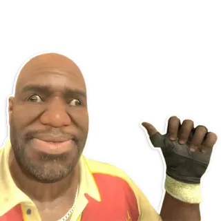 😆 7732005f Coach Left 4 Dead 2 videospiel, trainer, left 4 dead 2, charakter, meme telegram sticker