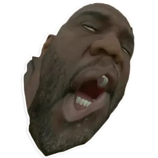 😮 88a699bd Gesicht, Ausdruck, Meme, Lustig, Porträt, Mann telegram sticker