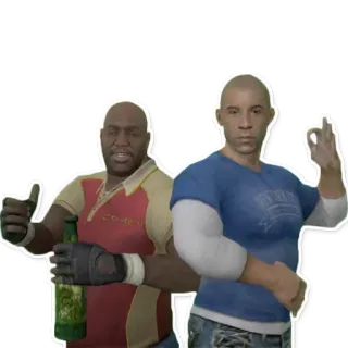 ✌ eacddc0c figur, ok zeichen, daumen hoch telegram sticker