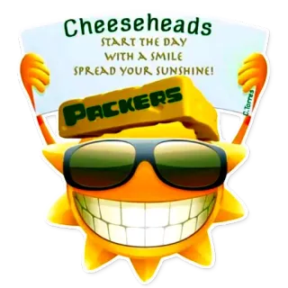 CheesheadEmoji telegram stickers