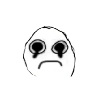 🥺 522a6358 sedih, menyeramkan, aneh, menakutkan, wajah, karakter telegram sticker