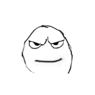 😣 b1862671 Meme, Rage face, Internet, Marah, Ekspresi telegram sticker