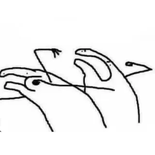 🌟 76b7ea6c 冒犯手势, 中指, 插图, 涂鸦, 火柴人 telegram sticker