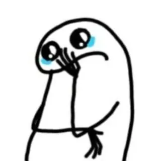 🌟 a7f4da36 哭泣, 悲伤, 卡通, 情绪化, 眼泪 telegram sticker