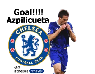 ⚽ 0b30187c CHELSEA
FOOTBALL CLUB футбол, football, Челси, спорт, команда, игрок, Премьер-лига whatsapp sticker