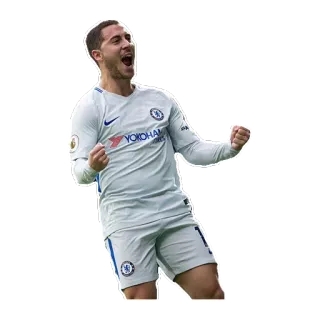 😱 e045404d eden hazard, sepak bola, pemain sepak bola, atlet, chelsea fc, olahraga telegram sticker