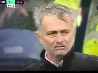 😒 9870702e Jose Mourinho Fußball, Fußball, Sport, Trainer, Jose Mourinho, Enttäuschung, traurig telegram sticker