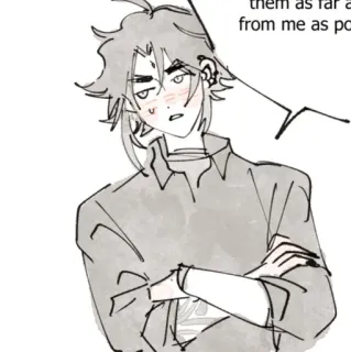 🩹 612768d3 them as far away from me as possible whatsapp sticker