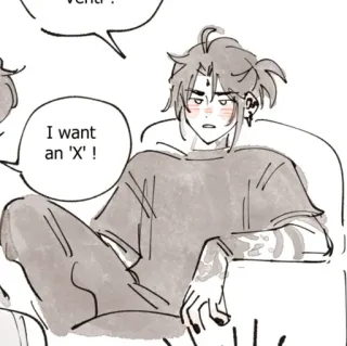 🩹 fd787411 I want an 'X' ! whatsapp sticker