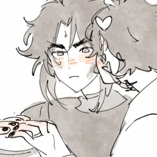 🩹 fe37a842 Anime, süß, Herz, Umarmung whatsapp sticker