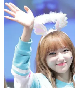 😇 80e3349b เกาหลี, เด็กผู้หญิง, ไอดอล, เอเชีย, ผู้หญิง, น่ารัก, หูกระต่าย telegram sticker