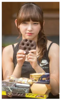 🍪 f99aa803 ผู้หญิง, คุกกี้, อาหาร, ภาพบุคคล, ขนม, ขนมหวาน telegram sticker