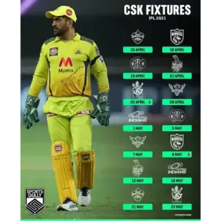 💛 594cc297 CSK FIXTURES
IPL 2021
10 APRIL
16 APRIL
Myntra
19 APRIL
21 APRIL
25 APRIL A
28 APRIL
INDIANS
I MAY
SMAY
7 MAY
SMAY A
INDIANS
12 MAY
16 MAY
21 MAY
23 MAY CSK, IPL, Cricket, Calendrier, Programme telegram sticker