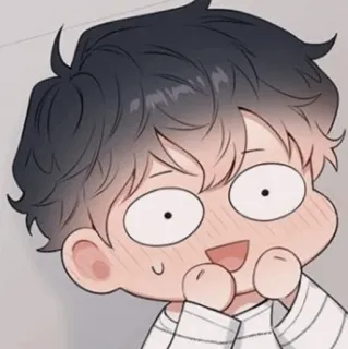 🐚 a9988815 Cartone animato, Anime, Carino, Ragazzo, Chibi telegram sticker