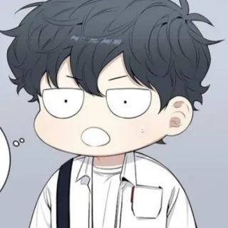 🐚 d44d0a62 Cartone animato, Personaggio, Anime, Manga, Chibi, Sorpreso telegram sticker