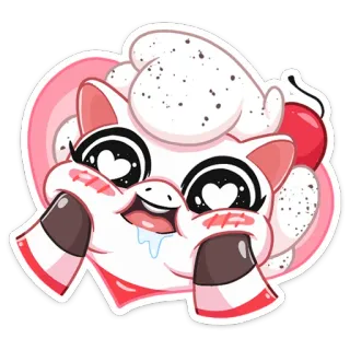 ☺️ 074db94e Kreskówka, Kucyk, Słodki, Naklejka, Zwierzę telegram sticker