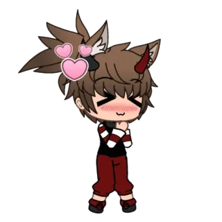 😍 358dca96 anime, kawaii, cute, cartoon, illustration telegram sticker