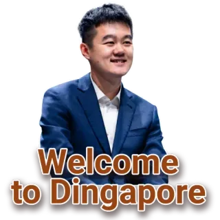 👉 51c9a271 Welcome to Dingapore 환영, 싱가포르, 농담, 인사 whatsapp sticker