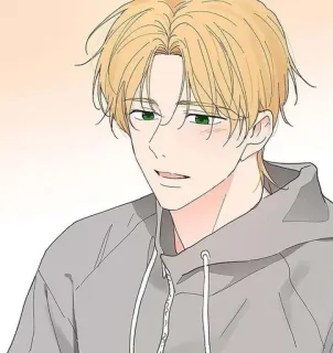 🙂 c9eac2ed Anime, Manga, Nhân vật, Áo hoodie, Nam, Chân dung telegram sticker