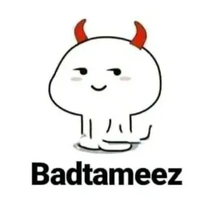 😒 b2413ec1 Badtameez diavolo, cartoni animati, birichino, corna, umorismo, carino telegram sticker