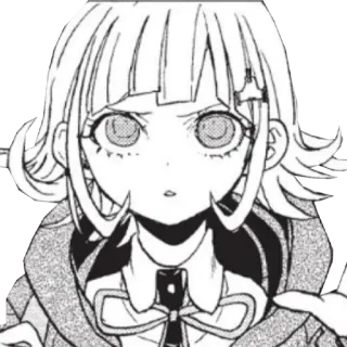 😐 e1d18545 Chiaki Nanami Danganronpa Anime, Manga, Chiaki Nanami, Danganronpa whatsapp sticker