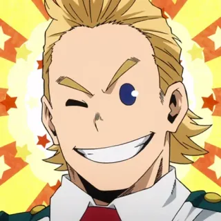 😉 640c37bc Mirio Togata My Hero Academia 애니메이션, 영웅, 미소, 만화, 캐릭터, 팬아트 whatsapp sticker