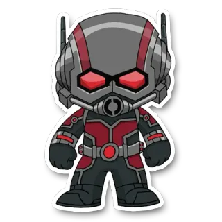 🐜 48c78196 Ant-Man superhero, Marvel, Avengers, Ant-Man, kartun telegram sticker