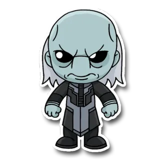 👿 7a4ce9d8 Ebony Maw Marvel Comics Ebony Maw, Marvel, penjahat super, komik, karakter, alien telegram sticker