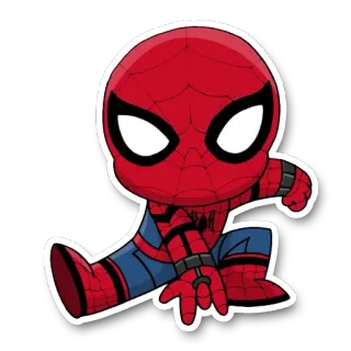 🕸 8170bdd0 Spider-Man spider-man, marvel, superhero, kartun, stiker telegram sticker