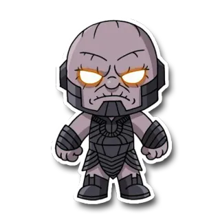 😈 a1123ee9 Thanos superhero, penjahat, Marvel, karakter, komik telegram sticker
