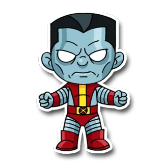 🤖 ef002c2c Colossus Colossus, X-Men, Marvel, Mutan, Superhero telegram sticker