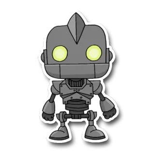 🤖 802c501e Iron Giant The Iron Giant หุ่นยนต์, การ์ตูน, อนิเมชั่น, ไซไฟ, ป๊อปไวนิล telegram sticker