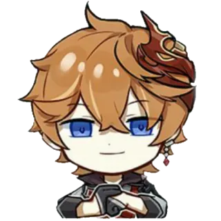 😏 58397ff3 Tartaglia Genshin Impact Anime, Nhân vật, Tartaglia, Genshin Impact telegram sticker