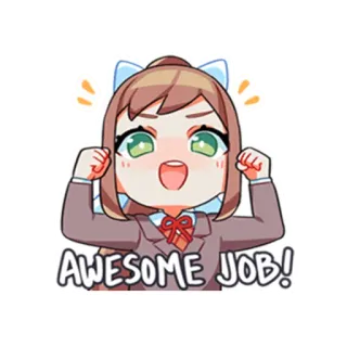 Chibi_Dokis TeamSalvato(@ddlcmeme) telegram stickers