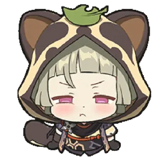 Chibi Genshin telegram stickers