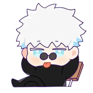 😛 3d08e779 Gojo Jujutsu Kaisen อนิเมะ, การ์ตูน, โกโจ, มหาเวทย์ผนึกมาร, ตัวละคร, สติกเกอร์ telegram sticker