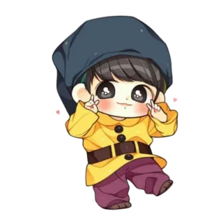 Chibi Cute whatsapp stickers