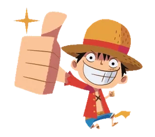 @GreySunders || Chibi One Piece Animated whatsapp stickers