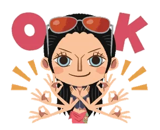@GreySunders || Chibi One Piece Animated telegram stickers