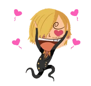 @GreySunders || Chibi One Piece Animated whatsapp stickers