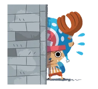 👀 9b1edb21 Tony Tony Chopper One Piece อนิเมะ, การ์ตูน, วันพีซ, โทนี่ โทนี่ ช็อปเปอร์, กวาง, ซ่อน telegram sticker