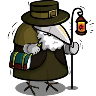 Chibi Plague Doctor telegram stickers