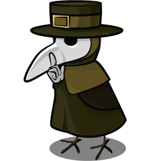 Chibi Plague Doctor telegram stickers
